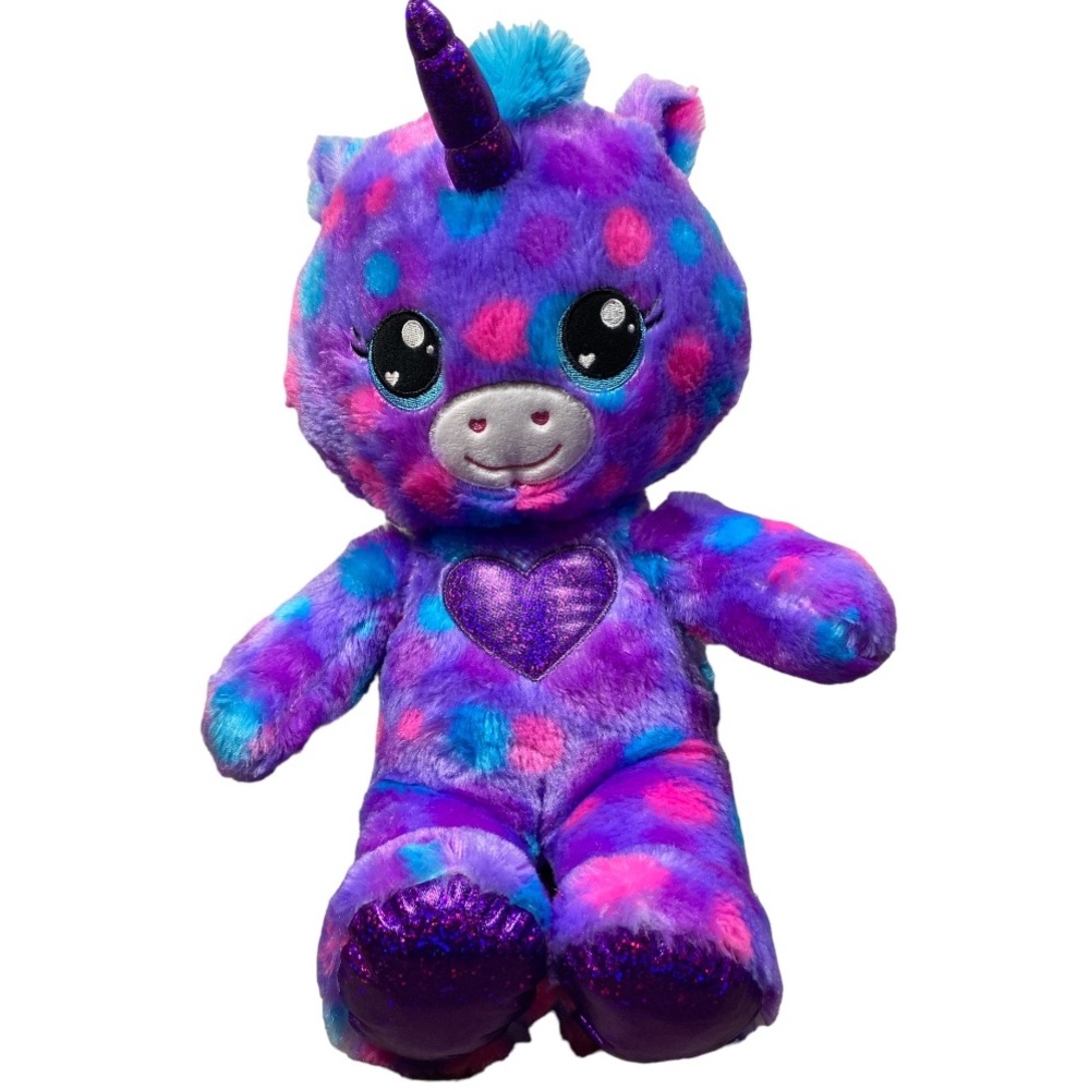BUILD-A-BEAR WORKSHOP Heartables Polkadot Sparkle Horn Unicorn (Discontinued)